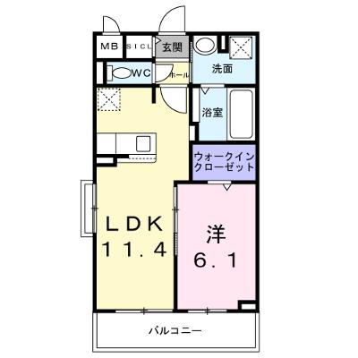 フラワーベル 203【管理NO：1-028779401-02030】 ★家具家電は申し込み後に搬入します 2027年01月下旬入居可能の外観画像