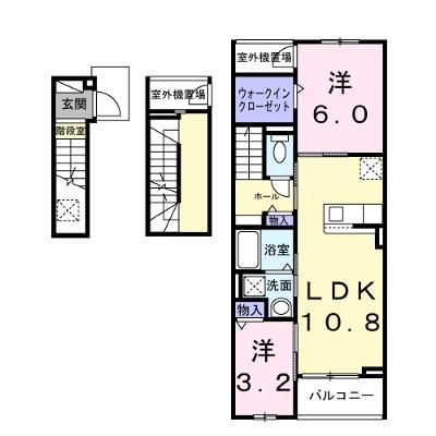 リバーサイド伴 302【管理NO：1-028640801-03020】 ★家具家電は申し込み後に搬入します★ ★2027年02月中旬入居可能★の外観画像