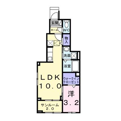 リバーサイド伴 104【管理NO：1-028640801-01040】 ★家具家電は申し込み後に搬入します★ ★2027年02月中旬入居可能★の外観画像