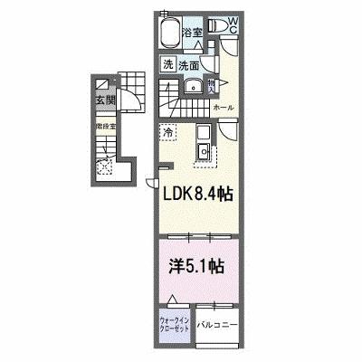 プラムガーデンＣ 203【管理NO：1-028409003-02030】 ★家具家電は申し込み後に搬入します 2026年12月上旬入居可能の外観画像