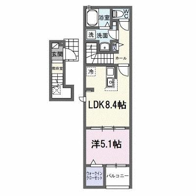 プラムガーデンＡ 203【管理NO：1-028409001-02030】 ★家具家電は申し込み後に搬入します★ ★2026年12月上旬入居可能★の外観画像