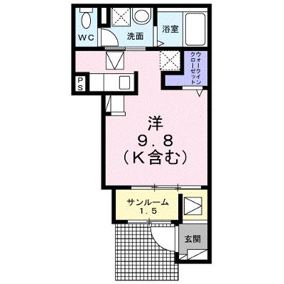 モアナ　ハレ 102【管理NO：1-027669801-01020】 ★家具家電は申し込み後に搬入します★ ★2026年09月下旬入居可能★の外観画像