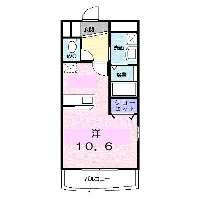 シャン・ド・フレーズⅡ 201【管理NO：1-011422501-02010】 ★家具家電は申し込み後に搬入します★ ★2026年09月中旬入居可能★の外観画像