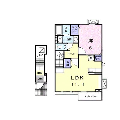 カ－ロ・アンビエンテ　Ｂ 203【管理NO：1-015138902-02030】 ★家具家電は申し込み後に搬入します★の外観画像