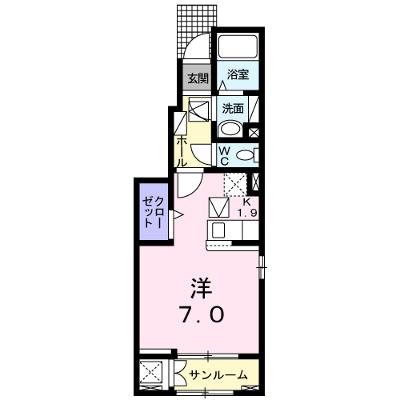 グランドソレイユＣ 101【管理NO：1-024586501-01010】 ★家具家電は申し込み後に搬入します 2026年10月中旬入居可能の外観画像