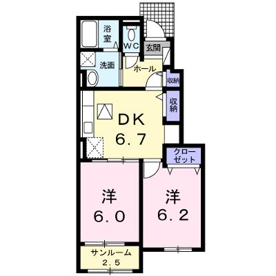 スィート・フィオーレＥ 103【管理NO：1-022974801-01030】 ★家具家電は申し込み後に搬入します★ ★2026年08月下旬入居可能★の外観画像