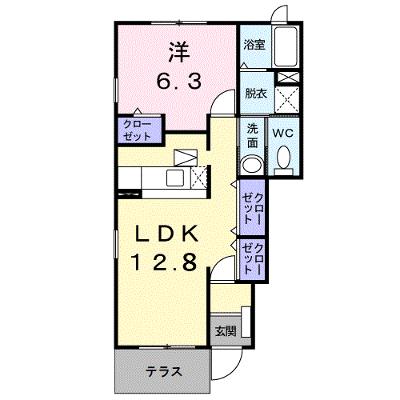 クレメントＥ 101【管理NO：1-014090903-01010】 ★家具家電は申し込み後に搬入します★ ★2026年09月中旬入居可能★の外観画像