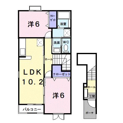 キャトルセゾンＢ 201【管理NO：1-012989702-02010】 ★家具家電は申し込み後に搬入します 2026年08月下旬入居可能の外観画像