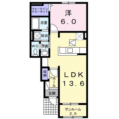 エトワール・フィラントⅠ 103【管理NO：1-023571801-01030】 ★家具家電は申し込み後に搬入します★ ★2026年10月中旬入居可能★の外観画像