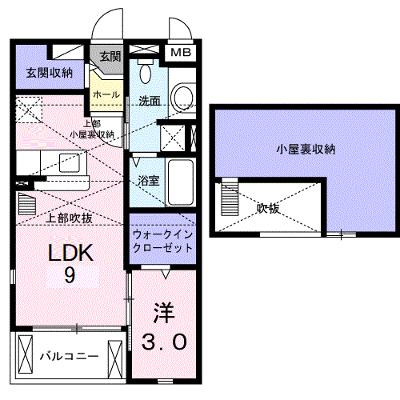 ヌウボー・メゾン 205【管理NO：1-018071901-02050】 ★家具家電は申し込み後に搬入します★ ★2026年08月中旬入居可能★の外観画像