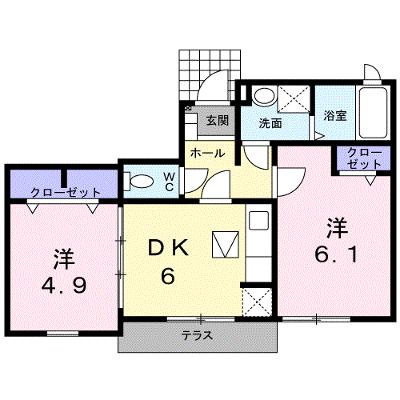 それいゆⅢ 102【管理NO：1-012963701-01020】 ★家具家電は申し込み後に搬入します 2026年08月下旬入居可能の外観画像