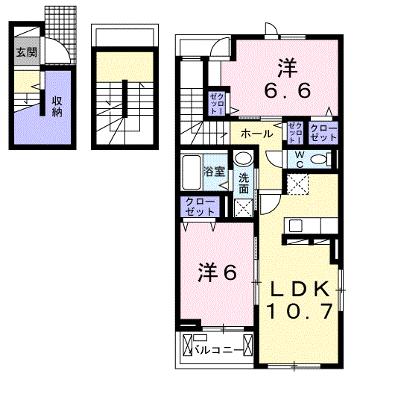 イル　チェーロ 301【管理NO：1-025341801-03010】 ★家具家電は申し込み後に搬入します★ ★2026年08月下旬入居可能★の外観画像