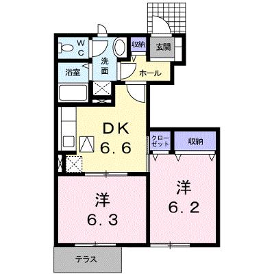 スワンＢ 103【管理NO：1-010551302-01030】 ★家具家電は申し込み後に搬入しますの外観画像