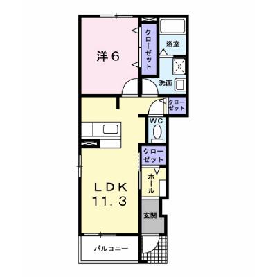 ルミエール正木Ｅ 101【管理NO：1-013874601-01010】 ★家具家電は申し込み後に搬入します 2026年08月下旬入居可能の外観画像