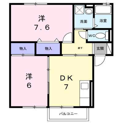カサベルテＡ 101【管理NO：1-099278801-01010】 ★家具家電は申し込み後に搬入します★ ★2026年08月下旬入居可能★の外観画像