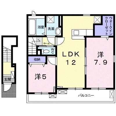 ニューポート堀町 203【管理NO：1-024633401-02030】 ★家具家電は申し込み後に搬入します★の外観画像