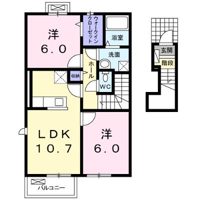 ユングフラウⅠ号館 203【管理NO：1-017853701-02030】 ★家具家電は申し込み後に搬入します★ ★2026年10月中旬入居可能★の外観画像