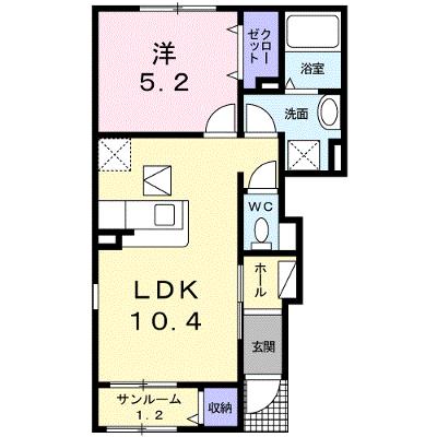 メゾン　セイバリー 101【管理NO：1-017927001-01010】 ★家具家電は申し込み後に搬入します 2026年08月上旬入居可能の外観画像