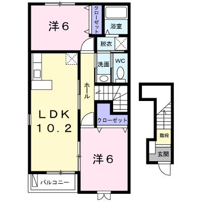 アスティオスＡ 201【管理NO：1-013002801-02010】 ★家具家電は申し込み後に搬入します 2026年08月下旬入居可能の外観画像