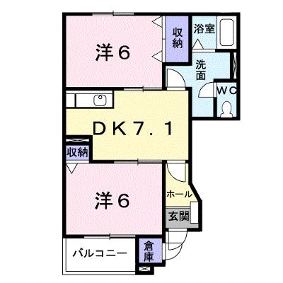 パルテールＡ 102【管理NO：1-010643001-01020】 ★家具家電は申し込み後に搬入しますの外観画像