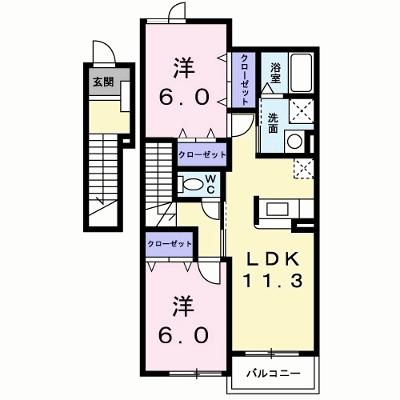 ラ・ボーレＡ 202【管理NO：1-013115501-02020】 ★家具家電は申し込み後に搬入します 2026年08月下旬入居可能の外観画像