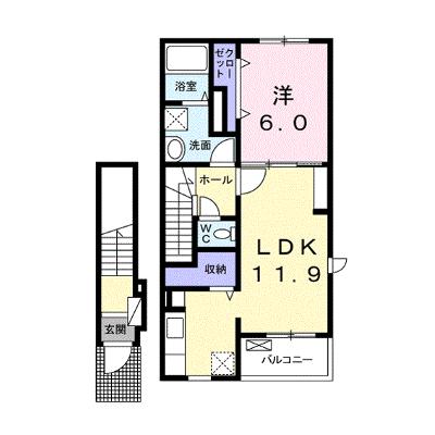 プランドール 204【管理NO：1-021797601-02040】 ★家具家電は申し込み後に搬入します 2026年08月下旬入居可能の外観画像