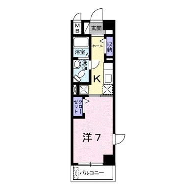 クラール　ハイレン 201【管理NO：1-016396701-02010】 ★家具家電は申し込み後に搬入します 2026年08月下旬入居可能の外観画像