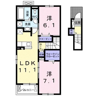 グランツリーベ　Ⅰ 204【管理NO：1-026390601-02040】 ★家具家電は申し込み後に搬入します 2026年09月下旬入居可能の外観画像