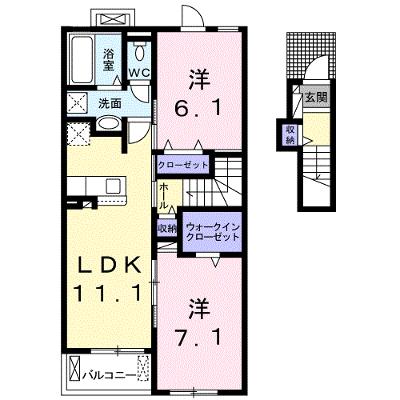 ル　ソレイユ　アスカ　Ｓ 202【管理NO：1-026388301-02020】 ★家具家電は申し込み後に搬入します 2026年08月下旬入居可能の外観画像