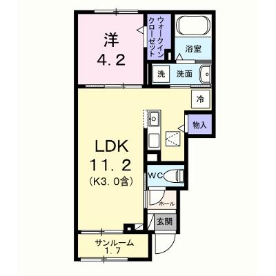 ソフィアツー 102【管理NO：1-028444801-01020】 ★家具家電は申し込み後に搬入します 2027年01月下旬入居可能の外観画像
