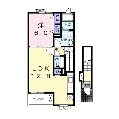 メゾン・アクロスⅡ 202【管理NO：1-021810201-02020】 ★家具家電は申し込み後に搬入します★の外観画像