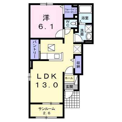 メゾン藤沢Ⅱ 101【管理NO：1-019715202-01010】 ★家具家電は申し込み後に搬入します 2026年08月下旬入居可能の外観画像
