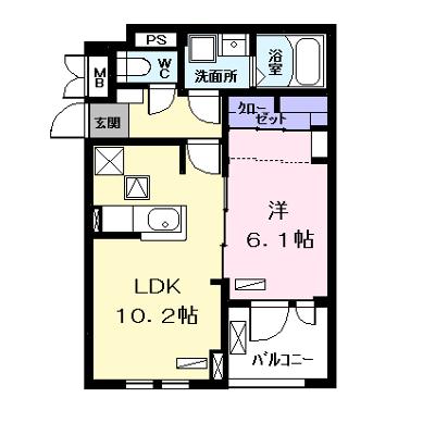 イル・パラディーゾ　Ⅰ 103【管理NO：1-024706901-01030】 ★家具家電は申し込み後に搬入します★ ★2026年09月中旬入居可能★の外観画像
