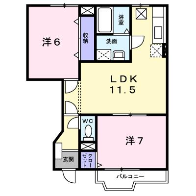 ヴィラ　ラルジュ　蘭 103【管理NO：1-011395303-01030】 ★家具家電は申し込み後に搬入します 2026年08月下旬入居可能の外観画像