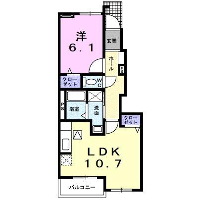 アンシャンテ 102【管理NO：1-015596101-01020】 ★家具家電は申し込み後に搬入します★の外観画像