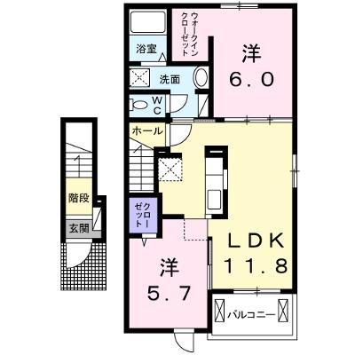 ティート 206【管理NO：1-022272101-02050】 ★家具家電は申し込み後に搬入します 2026年08月上旬入居可能の外観画像