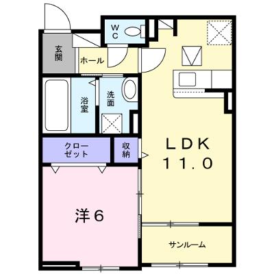 フェリア太田Ｂ 102【管理NO：1-024845302-01020】 ★家具家電は申し込み後に搬入します 2026年08月下旬入居可能の外観画像