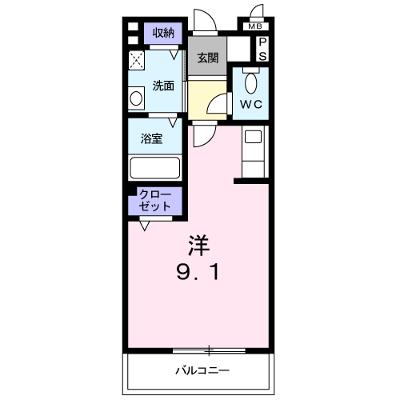 サンセ－ル 106【管理NO：1-012057101-01050】 ★家具家電は申し込み後に搬入します 2026年08月下旬入居可能の外観画像