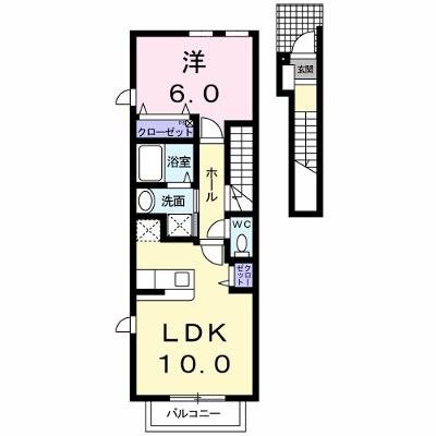 ディアコート 202【管理NO：1-019295001-02020】 ★家具家電は申し込み後に搬入します 2026年08月下旬入居可能の外観画像