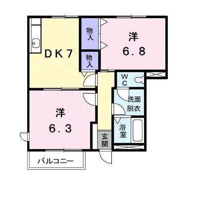 メゾン・フリージアＣ 101【管理NO：1-009542203-01010】 ★家具家電は申し込み後に搬入します 2026年08月下旬入居可能の外観画像