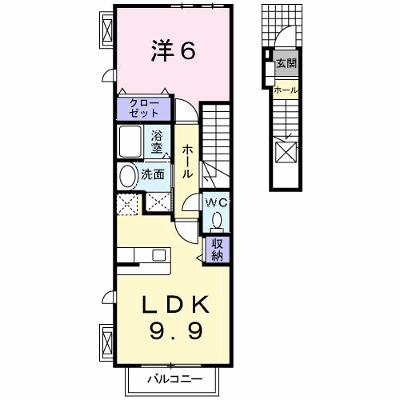 スノーフレーク・アイ 205【管理NO：1-015541901-02050】 ★家具家電は申し込み後に搬入します★の外観画像