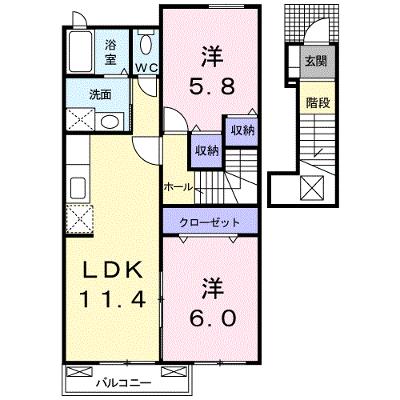 メイプルビュ－・プラッツＡ 202【管理NO：1-014963401-02020】 ★家具家電は申し込み後に搬入します★ ★2026年11月下旬入居可能★の外観画像