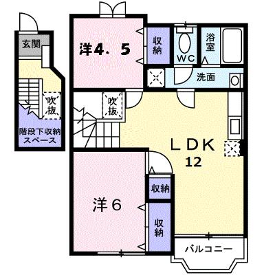 サンウエストヒルズＤ 202【管理NO：1-007692902-02020】 ★家具家電は申し込み後に搬入します 2026年08月下旬入居可能の外観画像