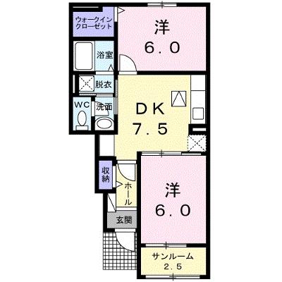 ソレイユ　オオサキ　Ⅱ 103【管理NO：1-019671401-01030】 ★家具家電は申し込み後に搬入します★ ★2026年08月中旬入居可能★の外観画像