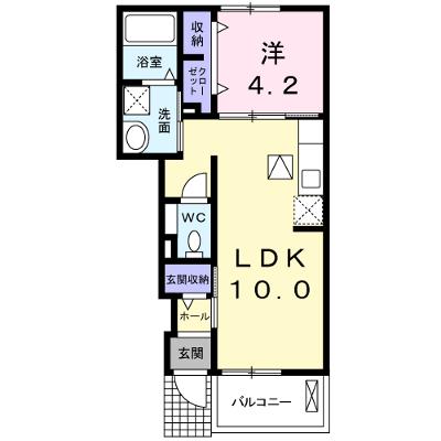 エクレールリブレ 105【管理NO：1-023078401-01040】 ★家具家電は申し込み後に搬入します 2026年07月下旬入居可能の外観画像