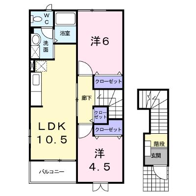 エスポワール・メゾンＡ 201【管理NO：1-012477501-02010】 ★家具家電は申し込み後に搬入します 2026年07月下旬入居可能の外観画像