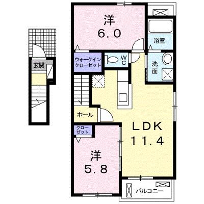 インフィニティＲ１ 201【管理NO：1-024008601-02010】 ★家具家電は申し込み後に搬入します★の外観画像