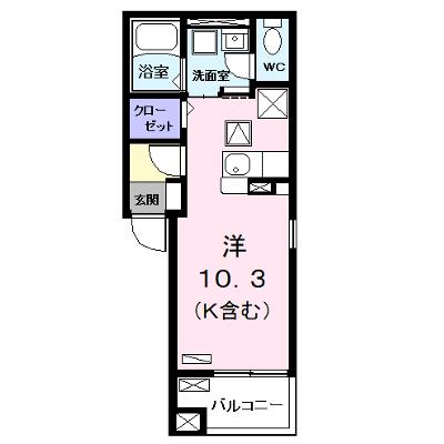 ラルジュ・ツカサ・タンドレス 102【管理NO：1-027858401-01020】 ★家具家電は申し込み後に搬入します★の外観画像