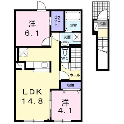 プランドール 203【管理NO：1-020702301-02030】 ★家具家電は申し込み後に搬入します★ ★2026年09月中旬入居可能★の外観画像