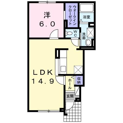 ソレイユ　Ⅲ 101【管理NO：1-017402201-01010】 ★家具家電は申し込み後に搬入します 2026年09月上旬入居可能の外観画像